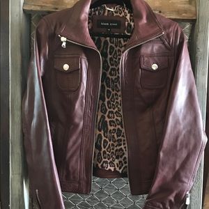 Black Rivet leather jacket